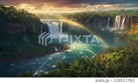 世界が息を呑む、幻想と轟音の大瀑布 - 神秘の自然遺産風景 129521763