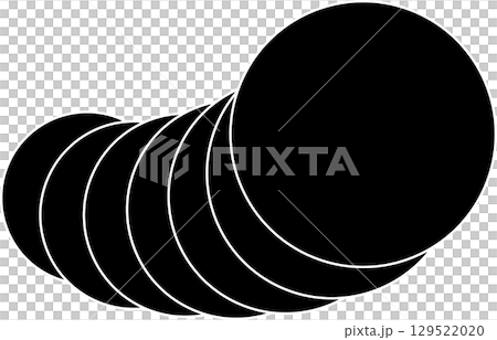 Circle line curve with blending design. Concept of technology, digital 129522020