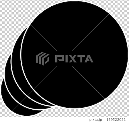 Circle line curve with blending design. Concept of technology, digital 129522021