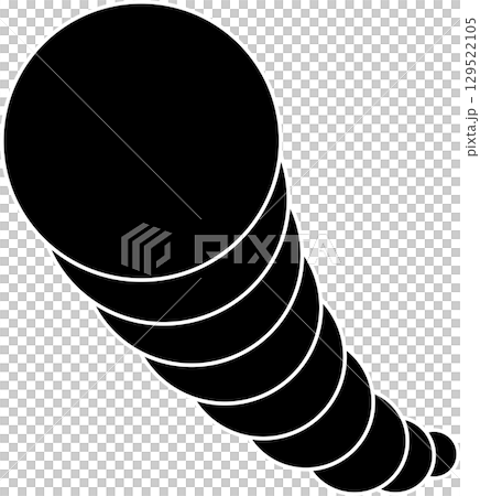 Circle line curve with blending design. Concept of technology, digital 129522105