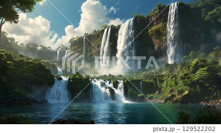 世界が息を呑む、幻想と轟音の大瀑布 - 神秘の自然遺産風景 129522202