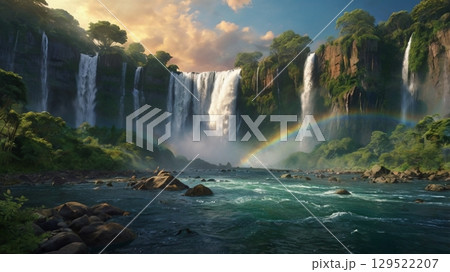 世界が息を呑む、幻想と轟音の大瀑布 - 神秘の自然遺産風景 世界が息を呑む、幻想と轟音の大瀑布 - 神秘の自然遺産風景 129522207