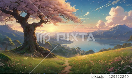 星降る森と夢幻の水鏡 ― 幻想自然が紡ぐ遥かなる時の旅 129522249