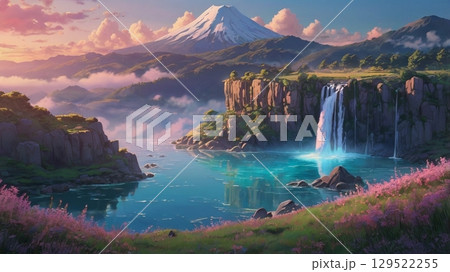 星降る森と夢幻の水鏡 ― 幻想自然が紡ぐ遥かなる時の旅 129522255
