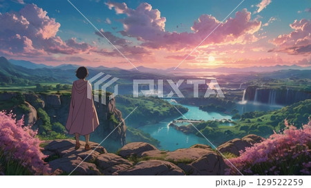 星降る森と夢幻の水鏡 ― 幻想自然が紡ぐ遥かなる時の旅 129522259