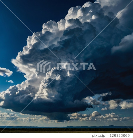 夏の雲と空 129523069