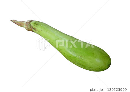 Fresh stack long green eggplant 129523999