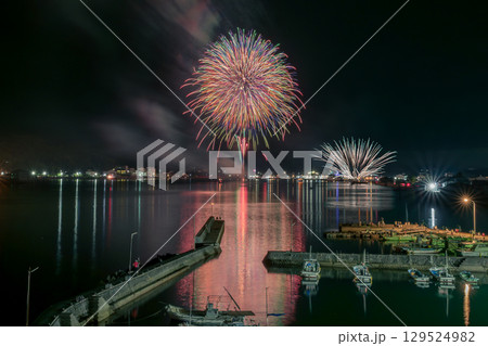 花火　マリンフェスタinくちのつ 129524982