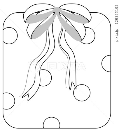 Outline cartoon for Christmas and Happy new year celebration Outline cartoon for Christmas and Happy new year celebration 129525193