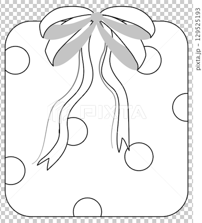 Outline cartoon for Christmas and Happy new year celebration Outline cartoon for Christmas and Happy new year celebration 129525193