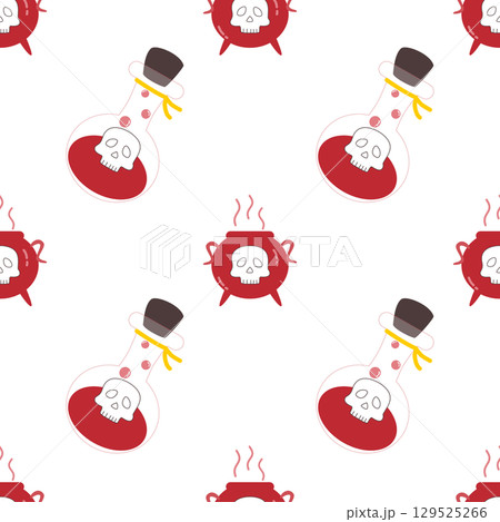 cute Halloween seamless pattern background cute Halloween seamless pattern background 129525266