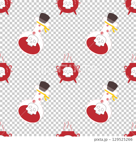 cute Halloween seamless pattern background cute Halloween seamless pattern background 129525266