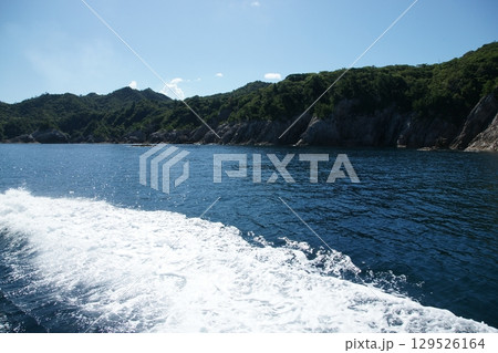 鳥取 四季の散歩 夏 松島 遊覧船 鳥取 四季の散歩 夏 松島 遊覧船 129526164
