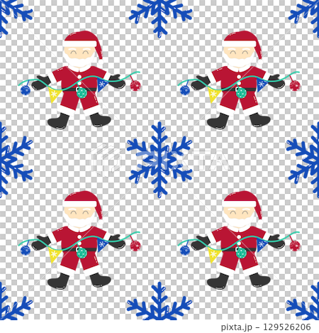 Christmas and Happy New Year seamless pattern background Christmas and Happy New Year seamless pattern background 129526206