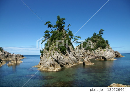 鳥取 四季の散歩 夏 松島 遊覧船 鳥取 四季の散歩 夏 松島 遊覧船 129526464