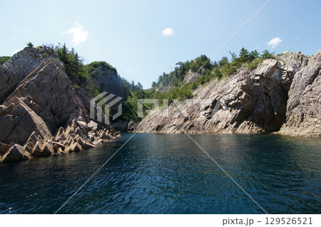 鳥取　四季の散歩　夏　松島　遊覧船 129526521