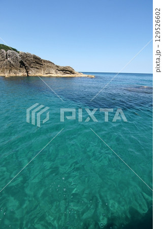 鳥取　四季の散歩　夏　松島　遊覧船 129526602