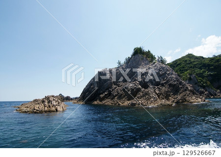 鳥取　四季の散歩　夏　松島　遊覧船 129526667