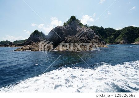 鳥取　四季の散歩　夏　松島　遊覧船 129526668
