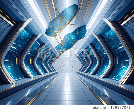 未来 空間 生成AI 背景 未来 空間 生成AI 背景 129527071