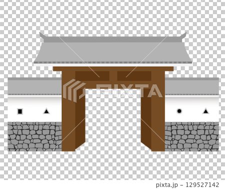 日本城堡大門 129527142
