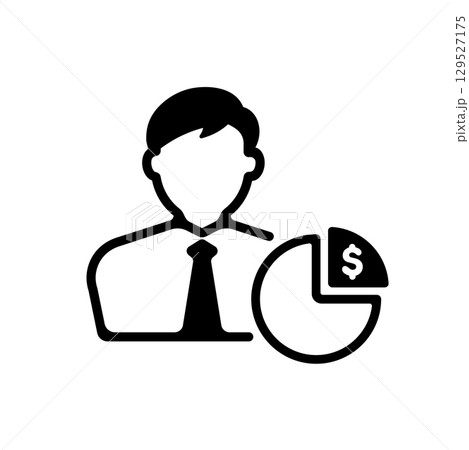 資産運用・配当金・ポートフォリオ ベクターアイコンイラスト 資産運用・配当金・ポートフォリオ ベクターアイコンイラスト 129527175