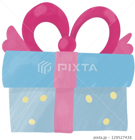 Cute Gift box present clipart 129527438