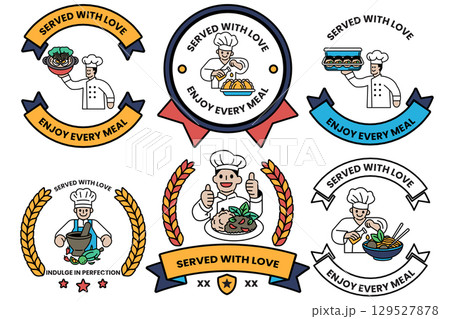 image is a collection of six different image for restaurants 129527878