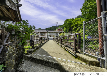 湯村温泉　森下橋　兵庫県新温泉町 129528160