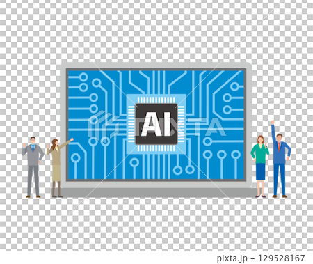 Artificial Intelligence PC and People Artificial Intelligence PC and People 129528167