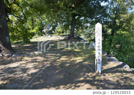 熊本県の八代城跡の風景(続百名城) 熊本県の八代城跡の風景(続百名城) 129528833