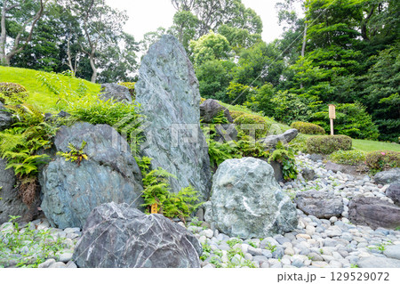 清澄庭園　枯滝の石 129529072