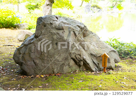 清澄庭園　伊豆式根島石 129529077