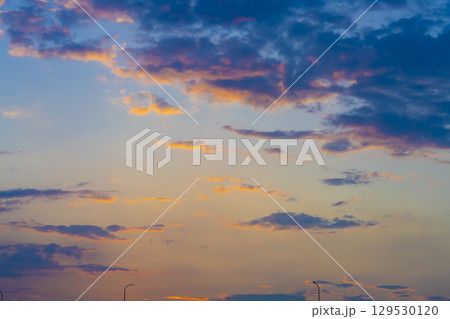 8月の空（夕方） 129530120