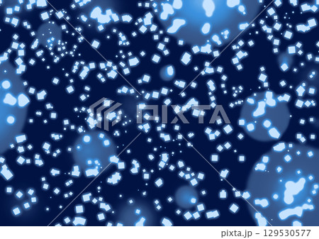青いキラキラ光るパーティクル背景 青いキラキラ光るパーティクル背景 129530577