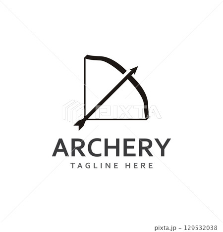 Archery logo vector illustration icon Template design 129532038