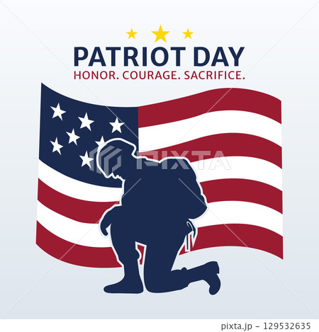 Grunge american flag background for patriot day Grunge american flag background for patriot day 129532635