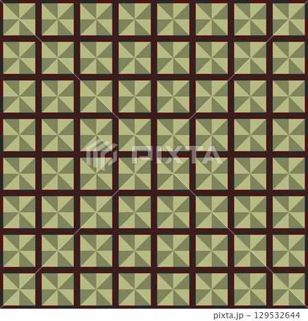 Geometric vector modern tessellation seamless pattern. Perfect for textile, pillow print, fabrics and wallpaper.	 129532644