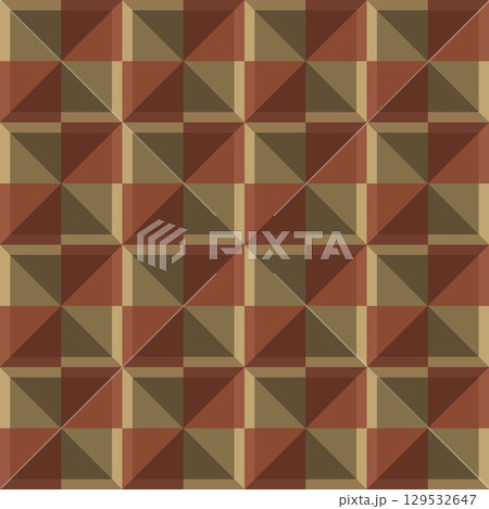 Geometric vector modern tessellation seamless pattern. Perfect for textile, pillow print, fabrics and wallpaper.	 129532647
