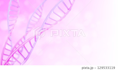 DNA helix strand spirals with pink gradient DNA helix strand spirals with pink gradient 129533119