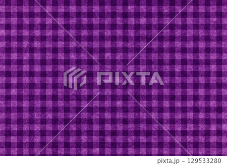 フェルト素材にチェック柄 フェルト素材にチェック柄 129533280