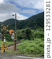 夏空と踏切 129533281