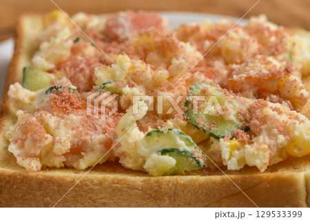 モーニングイメージ　タラコポテトトースト 129533399