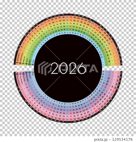 2026 Annual Circular Calendar 129534176
