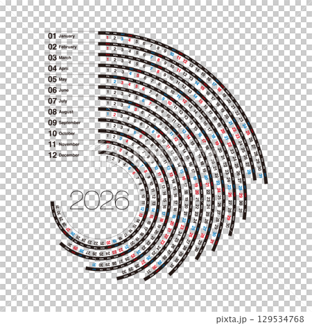 2026 Annual Calendar 2026 Annual Calendar 129534768