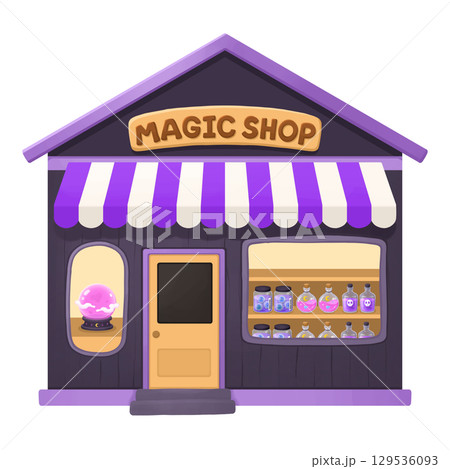 Magic shop halloween 129536093