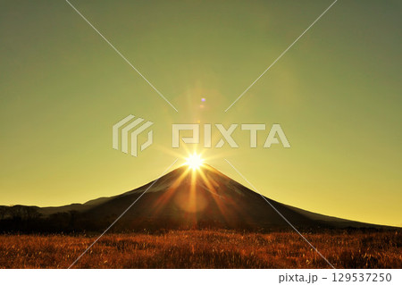ダイヤモンド富士 129537250