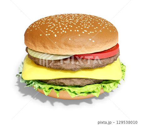 ハンバーガー 129538010