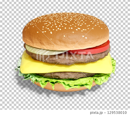 ハンバーガー 129538010