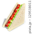Bacon Lettuce Tomato サンドウィッチ（パンを焼かないBLTサンド） 129538011